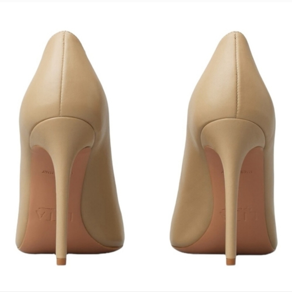 LITA by Ciara  Solid Point Toe Pump in Sand NWT EU 40 US 9.5 - Picture 4 of 11